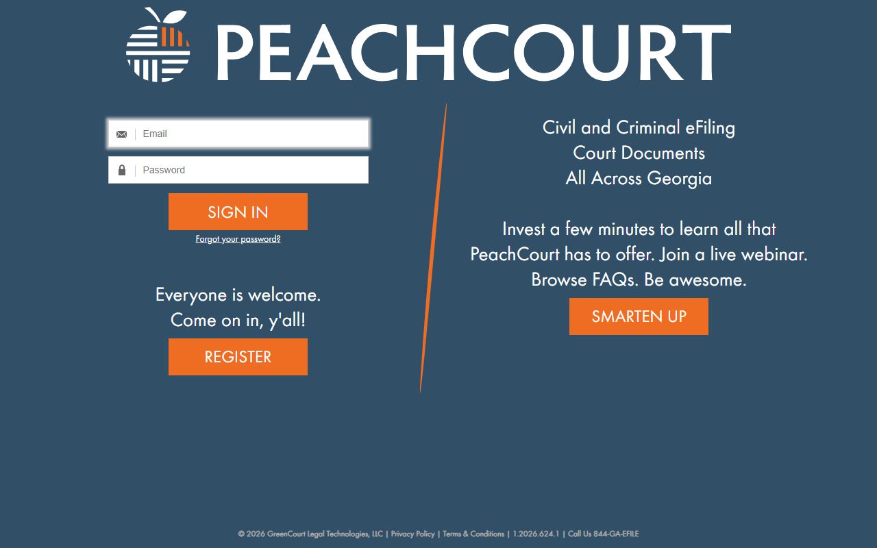 Appling County court records PeachCourt filing and document portal