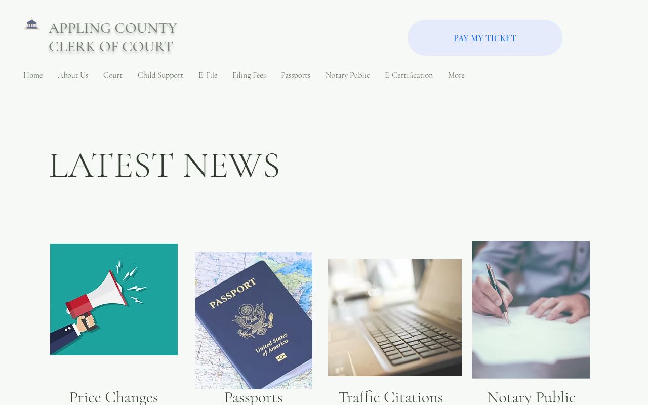 Appling County probate records clerk news updates