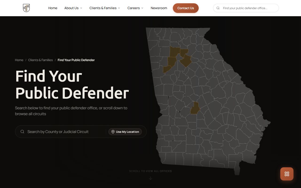 Appling County Superior Court Georgia Public Defender Council listing