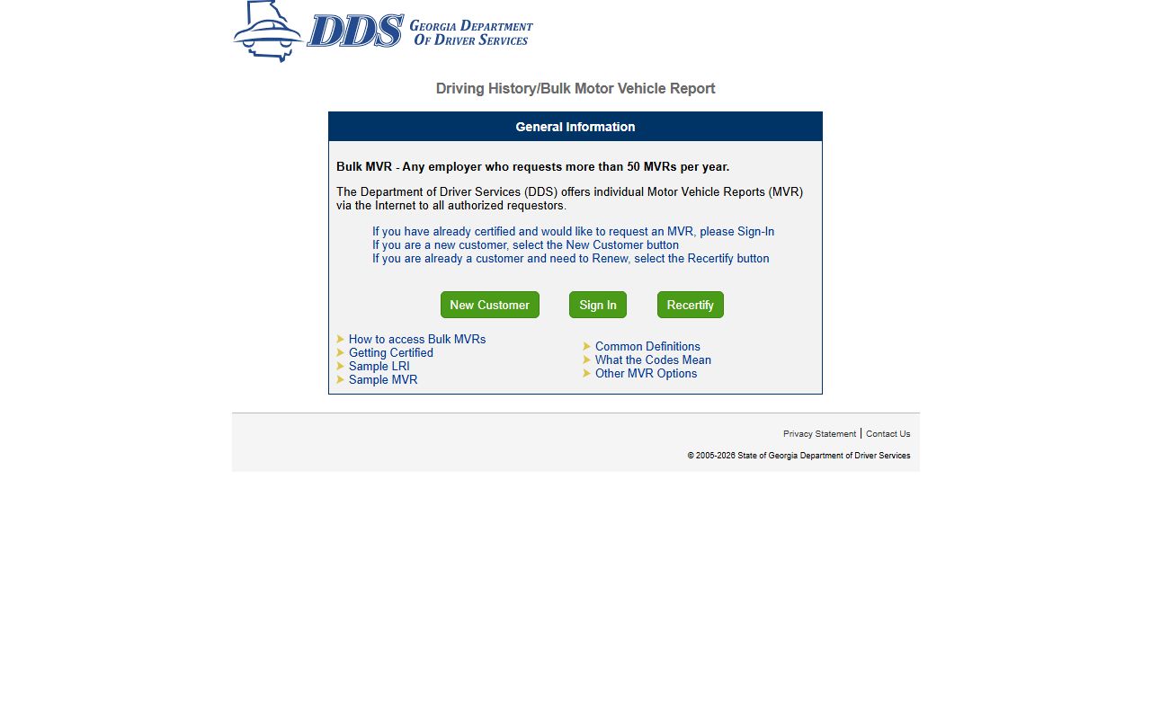 Appling County traffic court records DDS online MVR portal